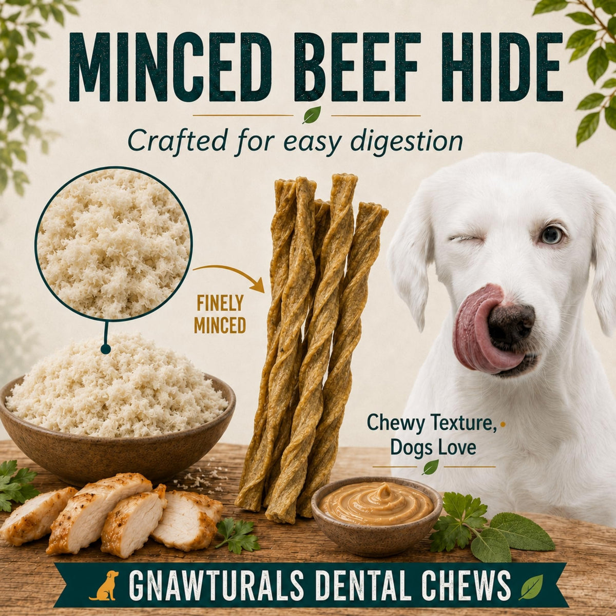 Twisted Sticks Dental Chews for Dogs (5 Sticks, Pumpkin) T2592