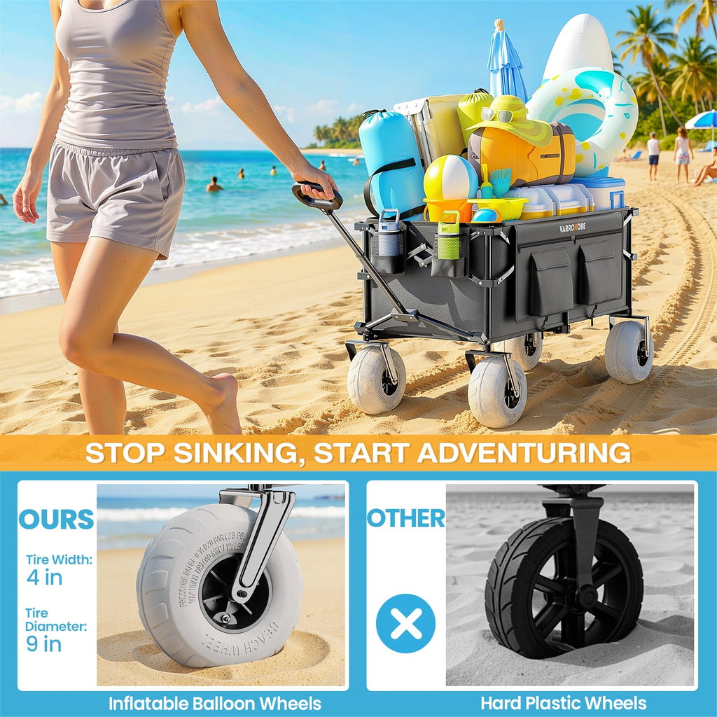 240L Beach Wagon with Balloon Wheels W6249