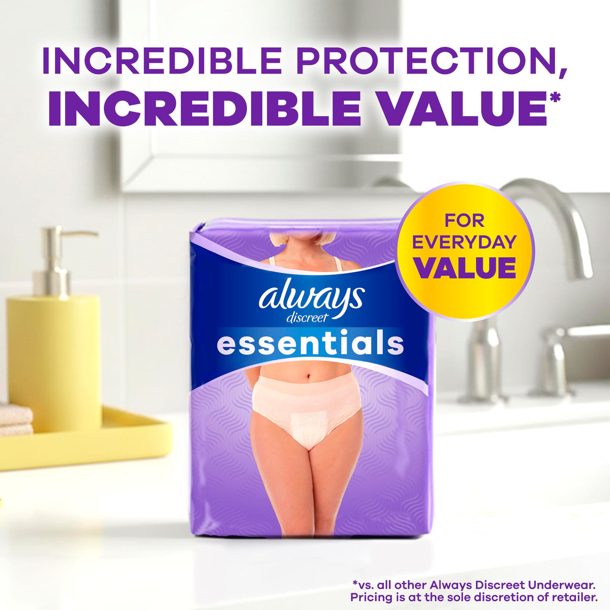 Adult Diapers for Women Size L 56 Count N9825