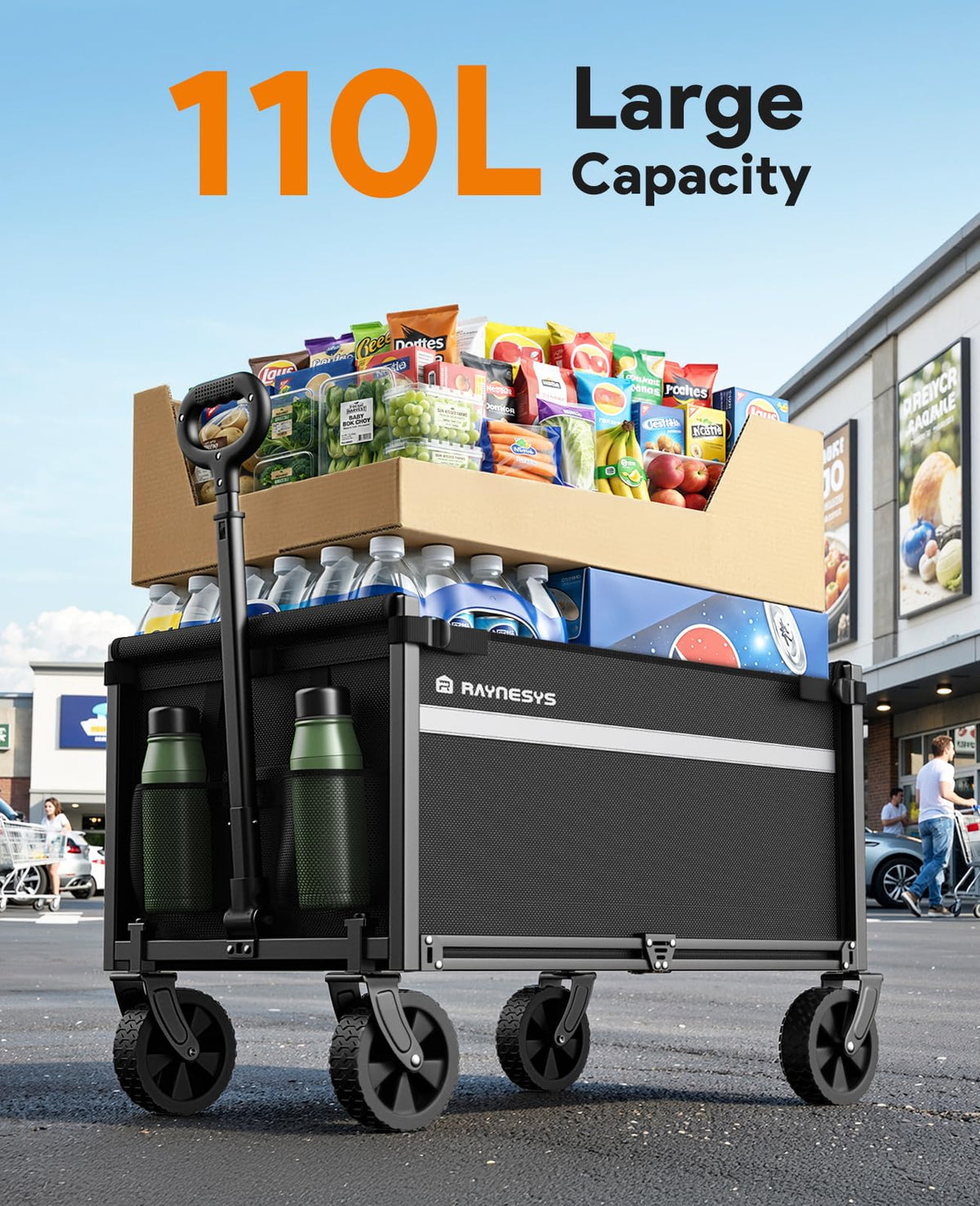 Collapsible Wagon Cart with Wheels A1255