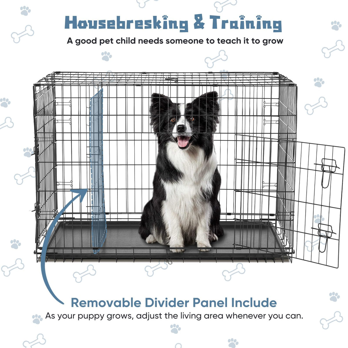 48 Inch Foldable Dog Crate H172