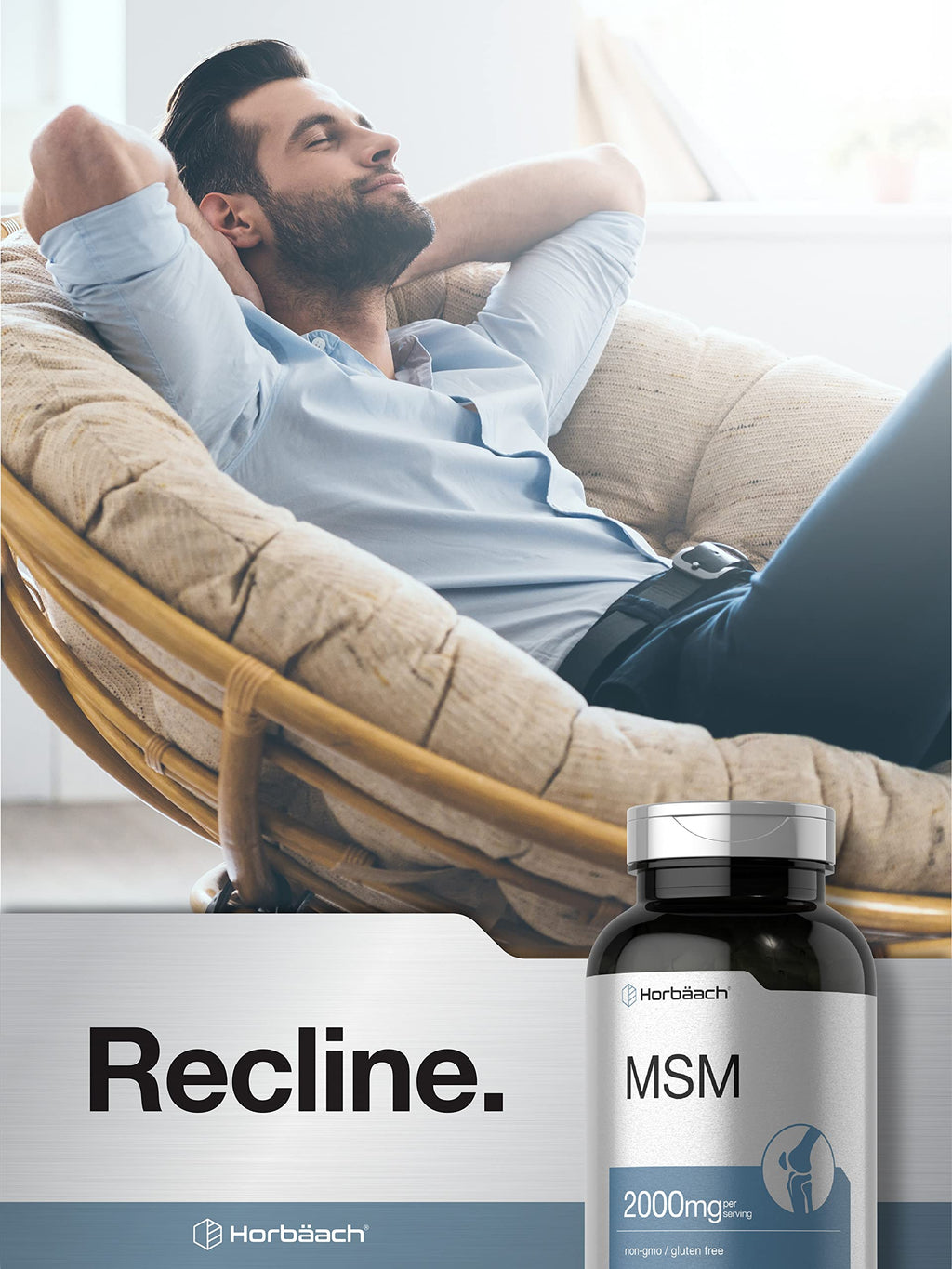 MSM Methylsulfonylmethane 2000mg 250 Capsules V617766