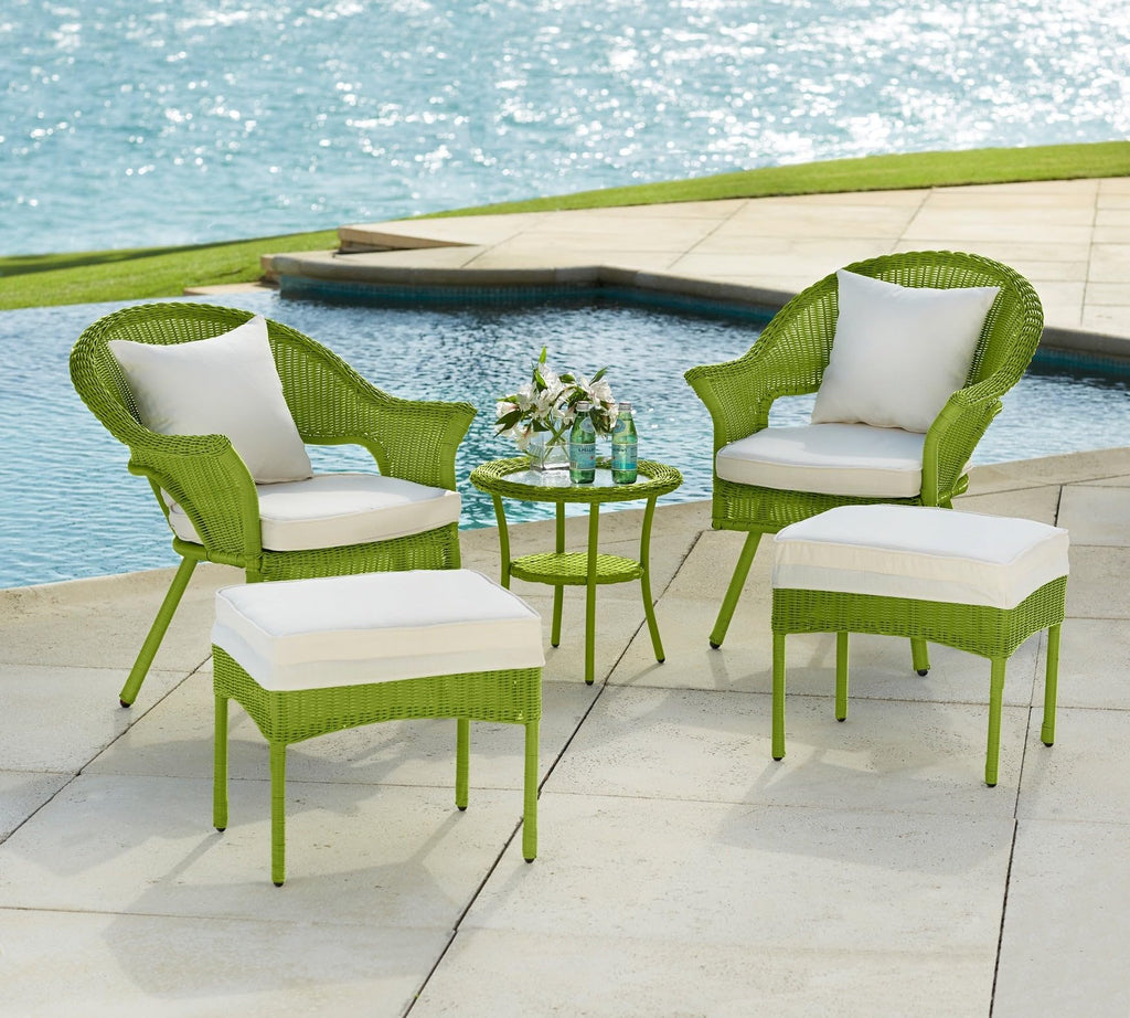 Hand-Woven Resin Wicker Stacking Chair X25660