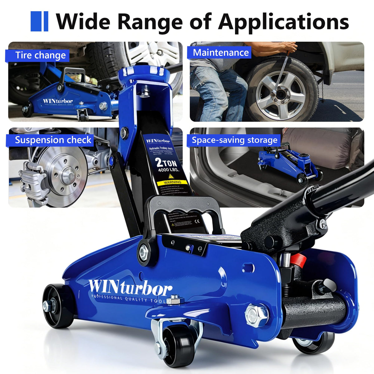 2 Ton Low Profile Hydraulic Floor Jack M7824