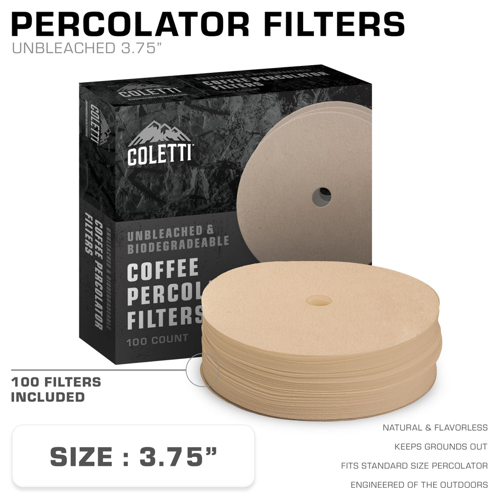 Percolator Coffee Pot with Glass Globes and Filters D490294