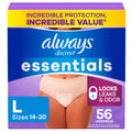 Adult Diapers for Women Size L 56 Count N9825