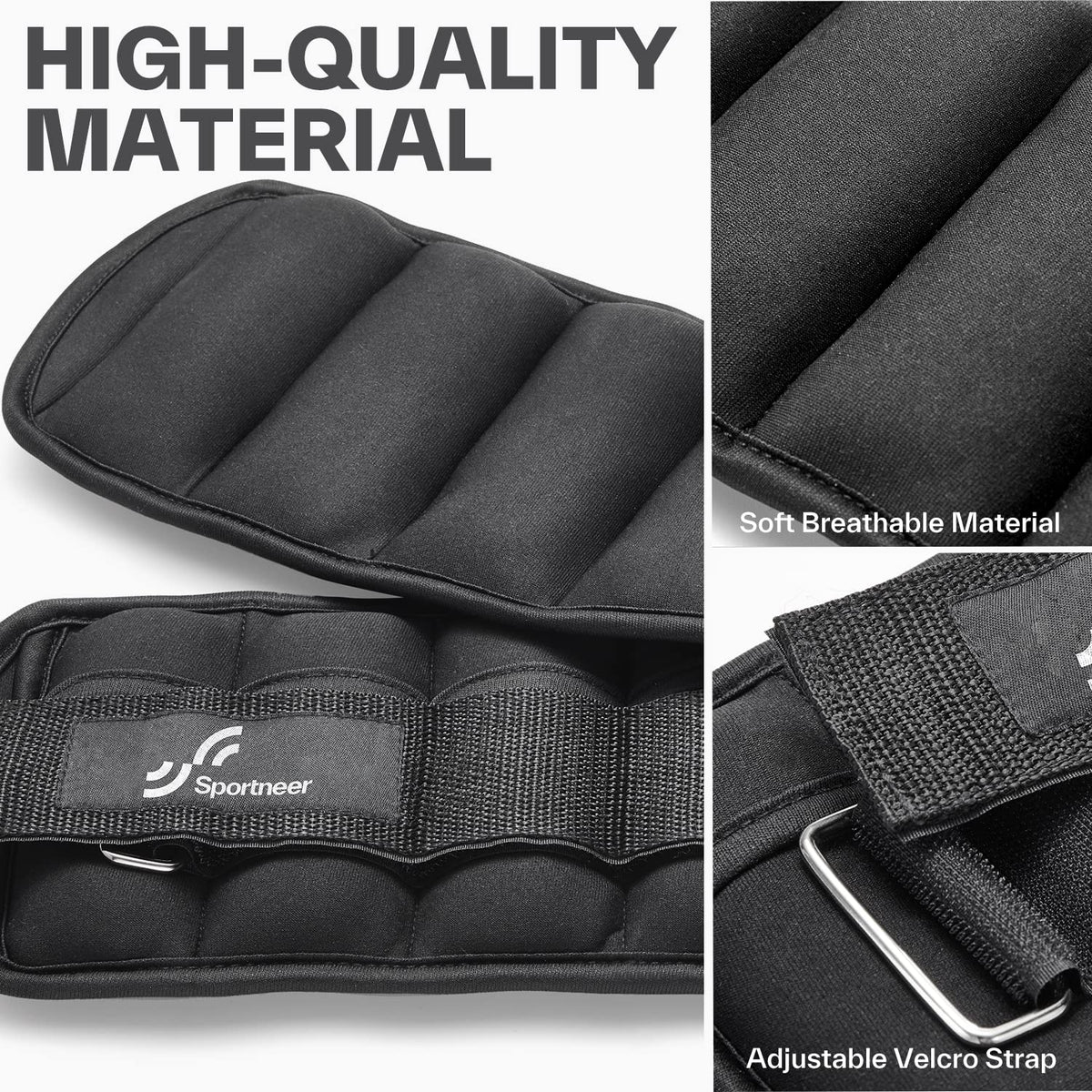 Adjustable Ankle Weights 2-7 lb per Pair Y541