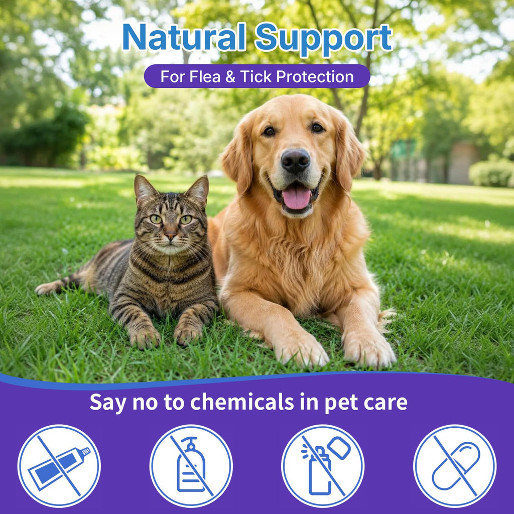 Oral Flea & Tick Support Drops for Dogs & Cats 60ml F2756