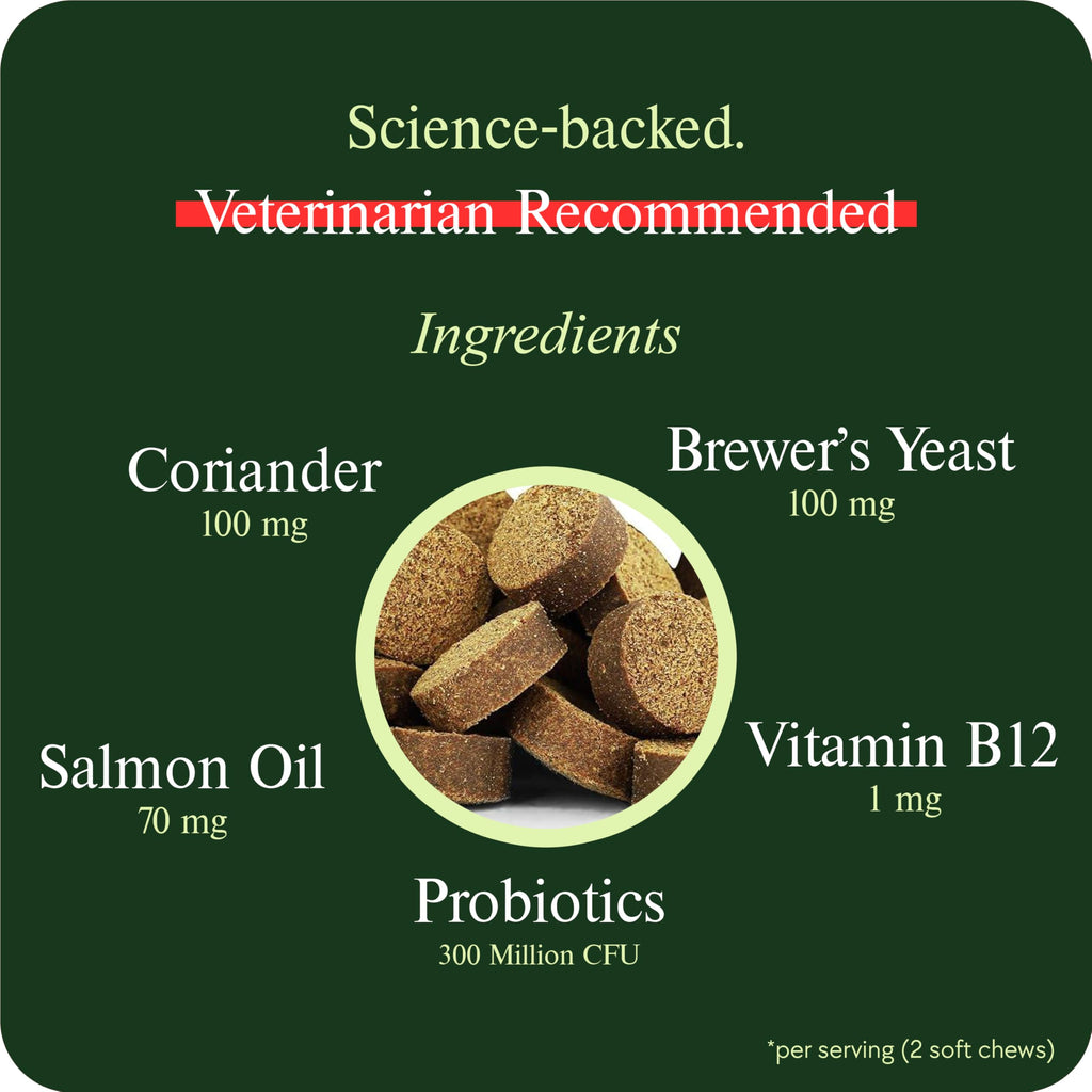 Chewable Flea and Tick Prevention for Dogs 120 Chews Beef O31744
