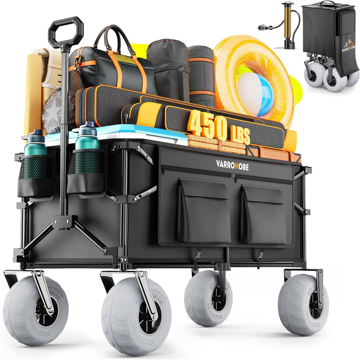 240L Beach Wagon with Balloon Wheels W6249
