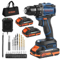 Cordless Drill Set with 2 Batteries E1398