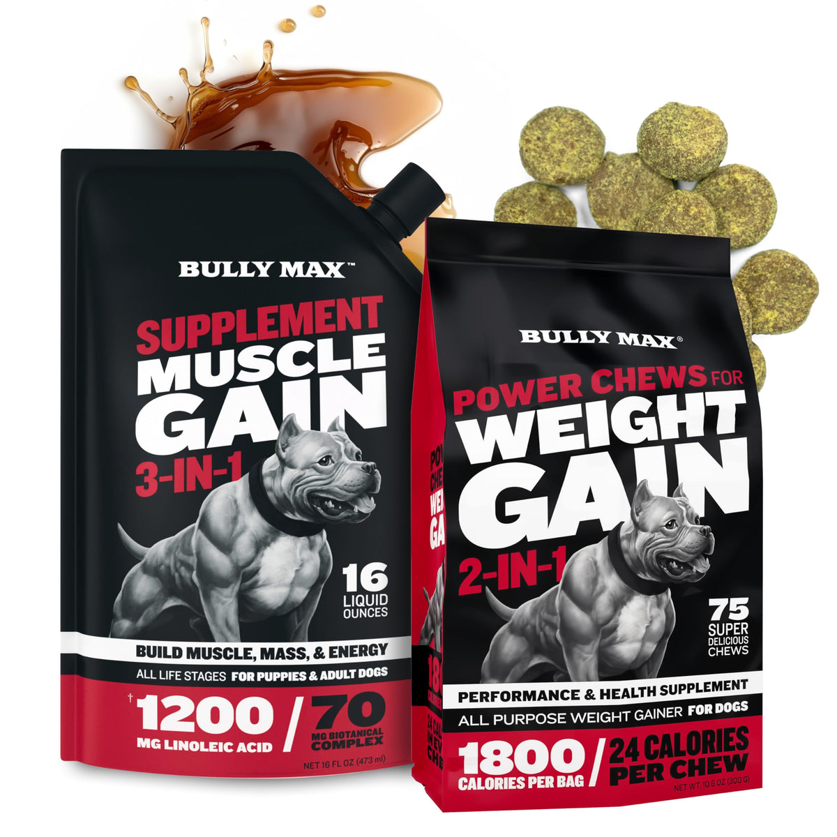 Liquid Muscle Builder & Weight Gainer Soft Chews L217