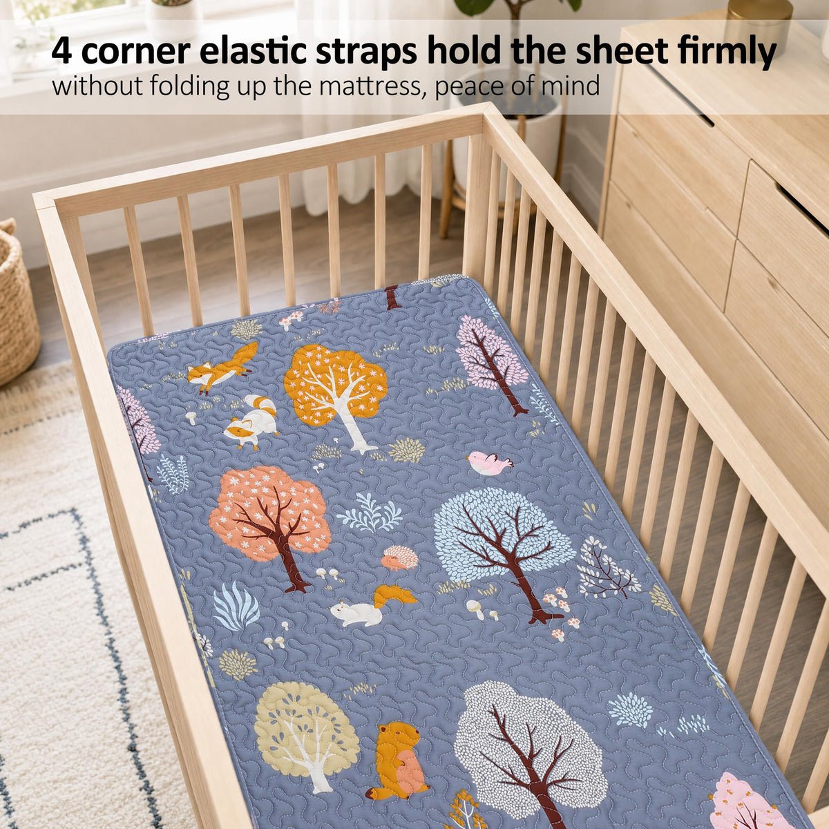 Soft Mini Crib Sheet Pack N Play Mattress Pad R757