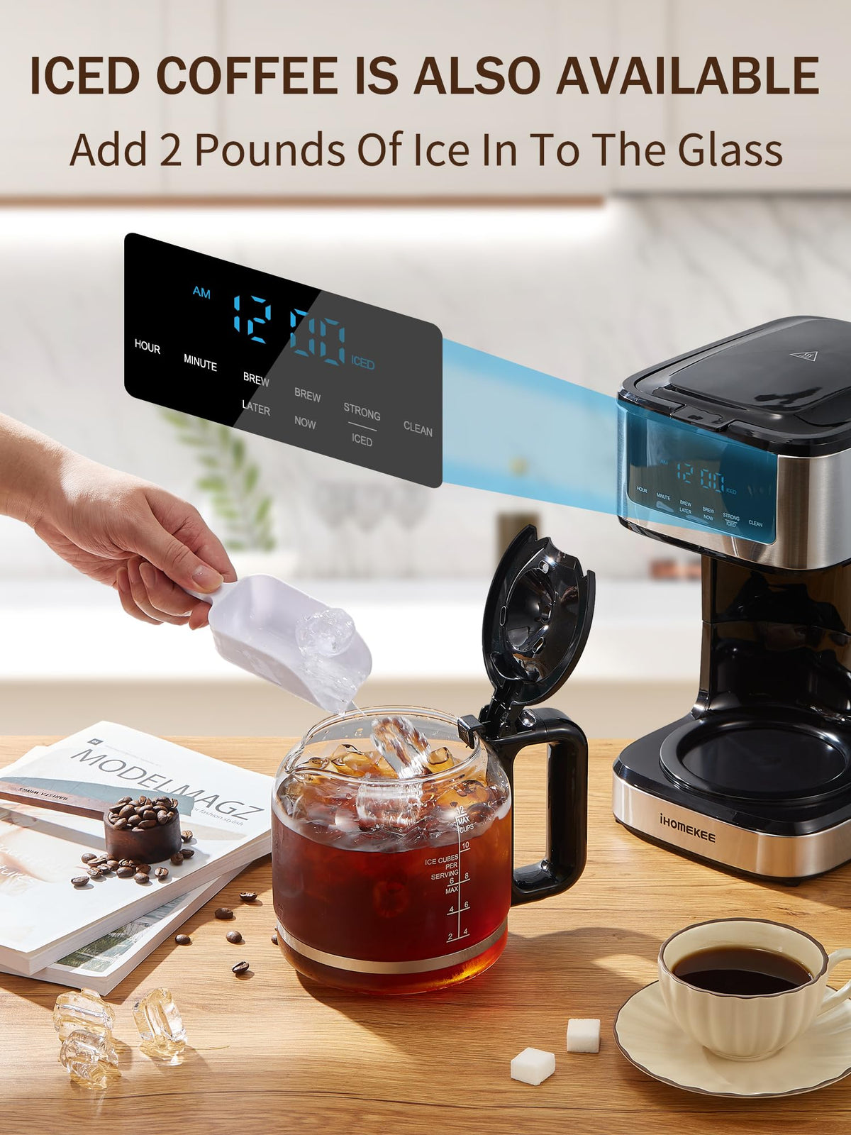 Programmable Drip Coffee Maker 12 Cup L953