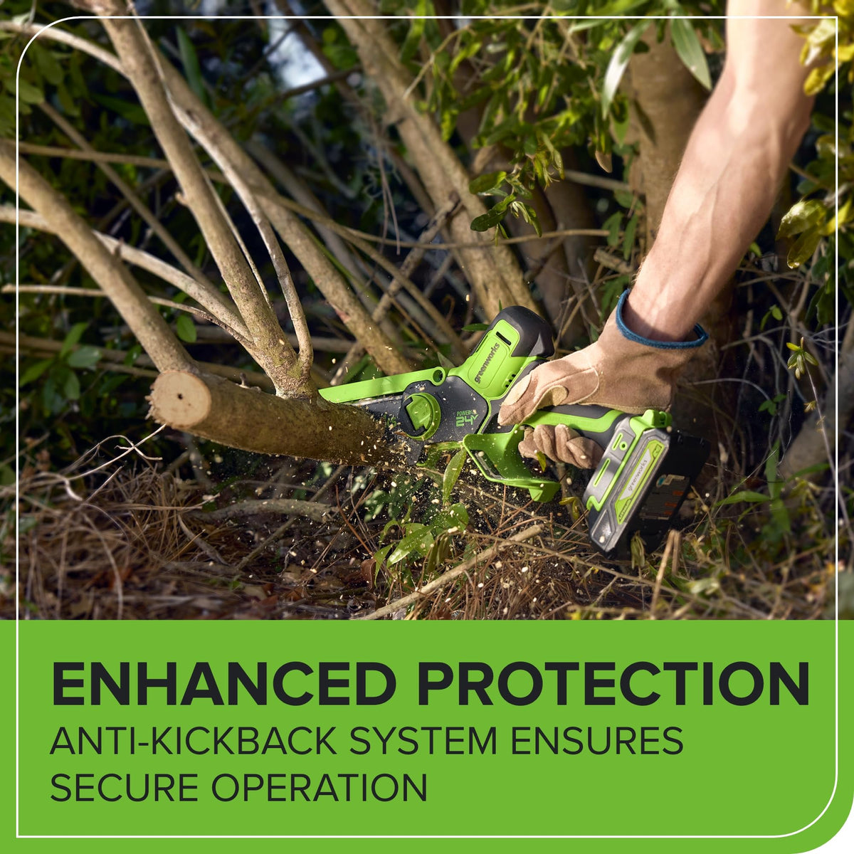 24V 6 in Mini Pruning Chainsaw B438