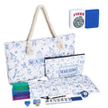 166 Blue Mahjong Tile Set with Bag and 4 All-in-One Rack/Pushers S955980