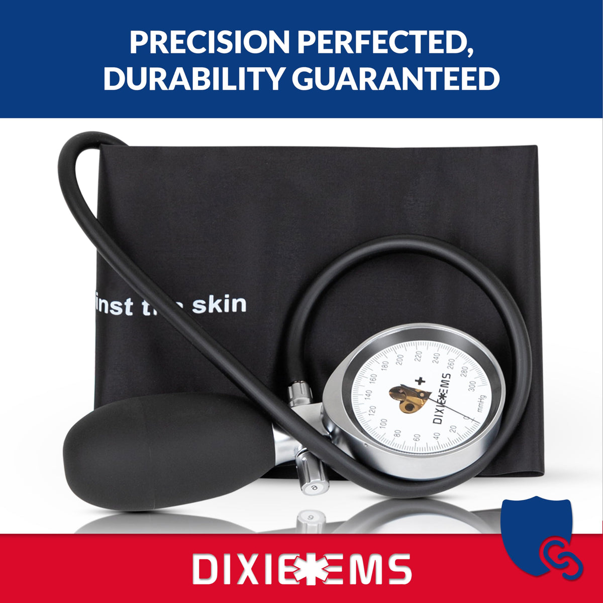 Black Aneroid Sphygmomanometer Blood Pressure Cuff G9666