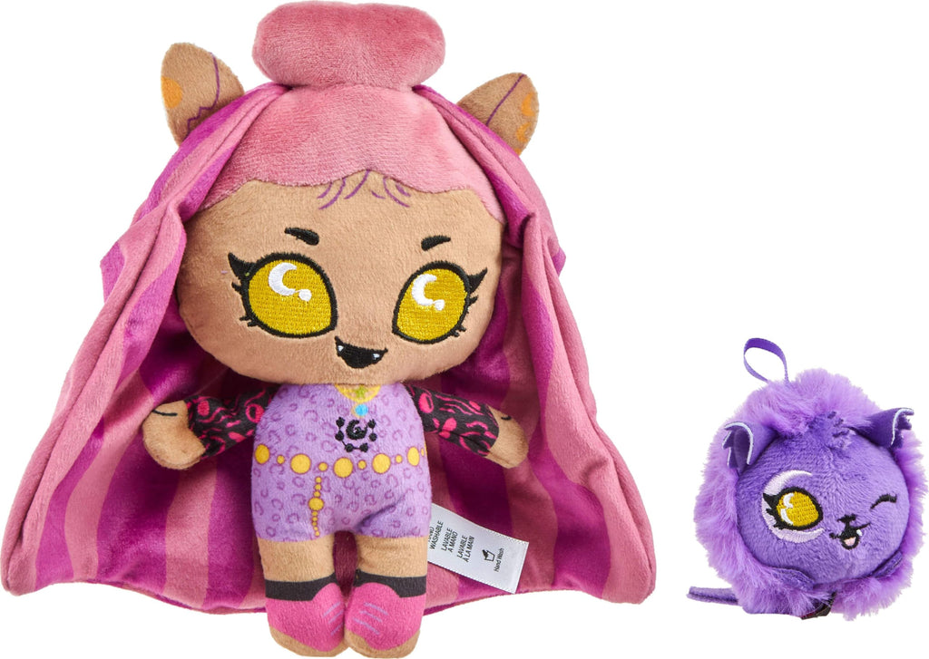 Plush Doll Set with Pet Dog and Backpack Z78266