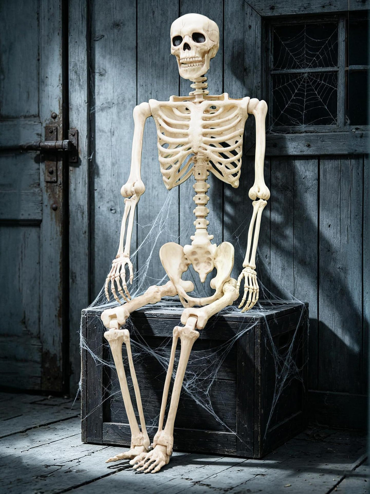 Life Size Posable Skeleton with Movable Joints Q8258