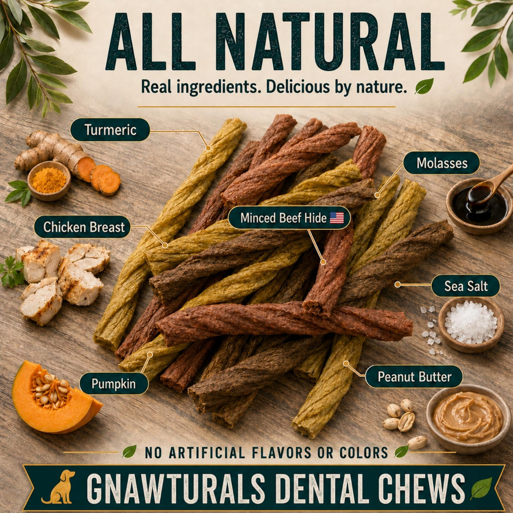 Twisted Sticks Dental Chews for Dogs (5 Sticks, Pumpkin) T2592