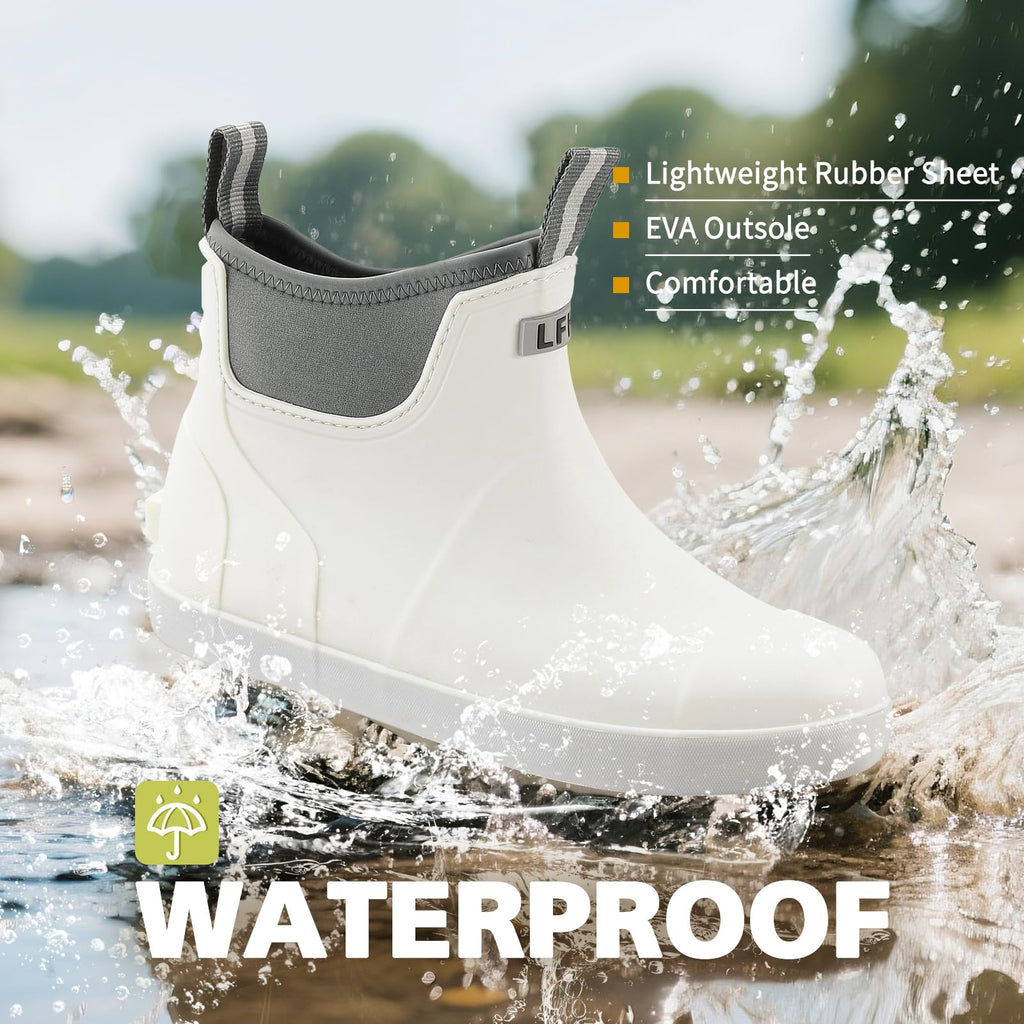 Waterproof Ankle Rain Boots H62746