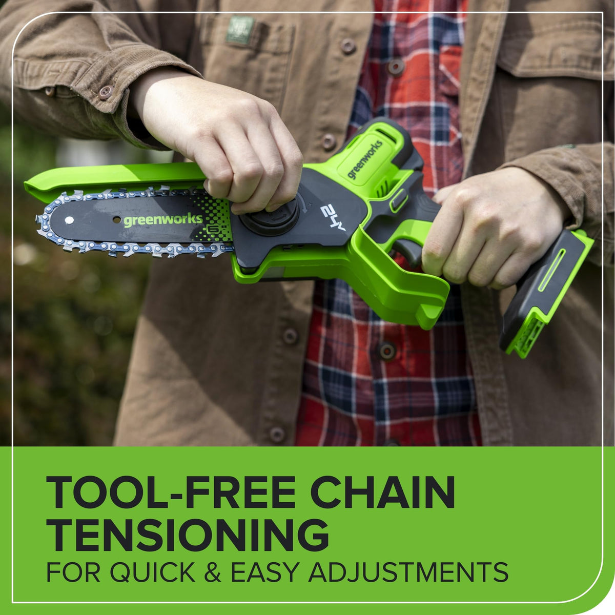 24V 6 in Mini Pruning Chainsaw B438