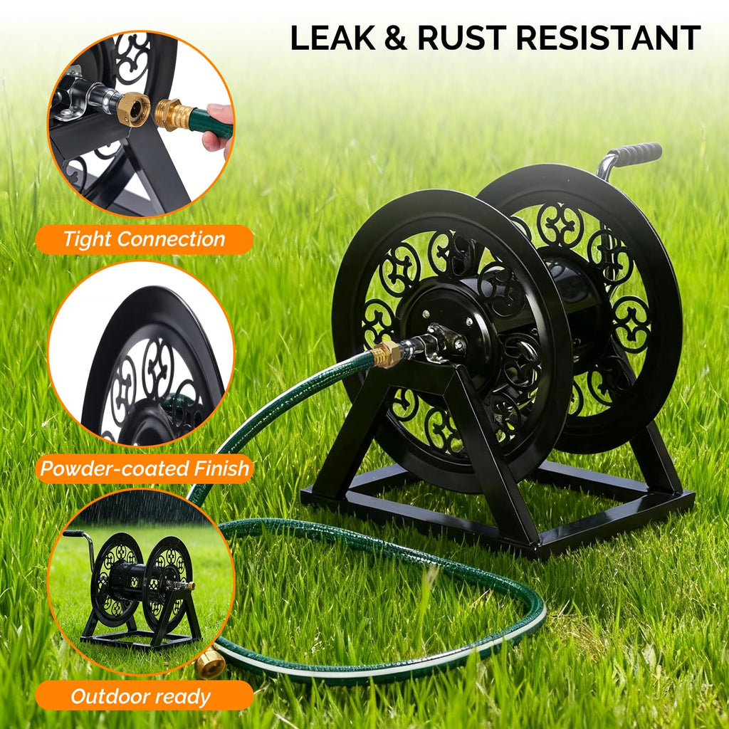 Wall Mount Hose Reel with 108FT Capacity X2247