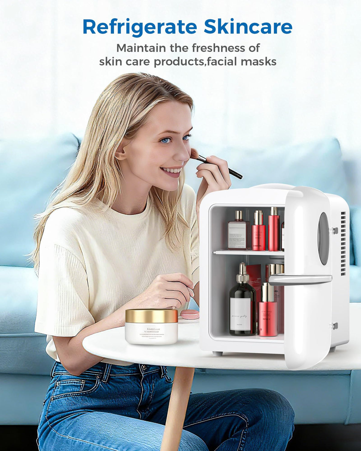 White Mini Fridge S63720