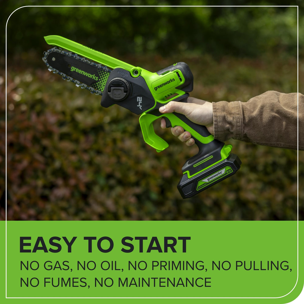 24V 6 in Mini Pruning Chainsaw B438