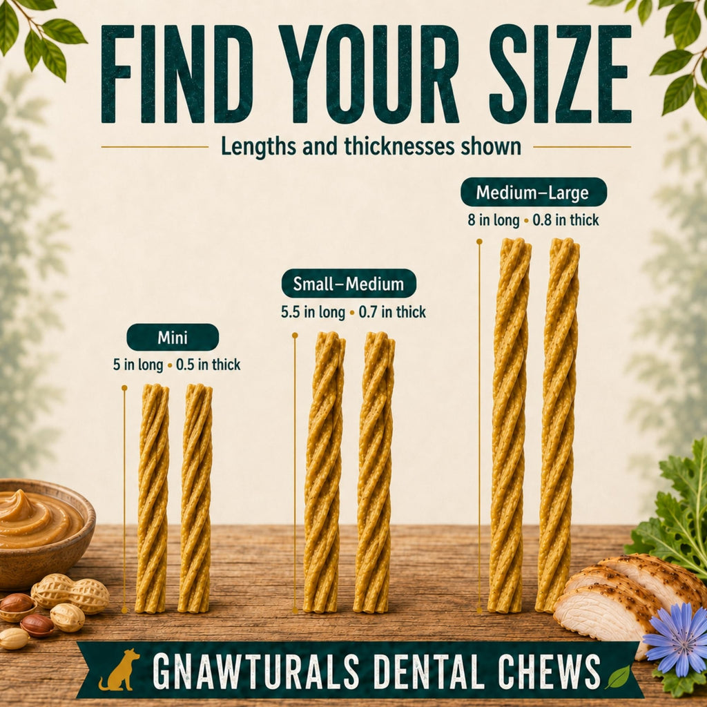 Twisted Sticks Dental Chews for Dogs (5 Sticks, Pumpkin) T2592