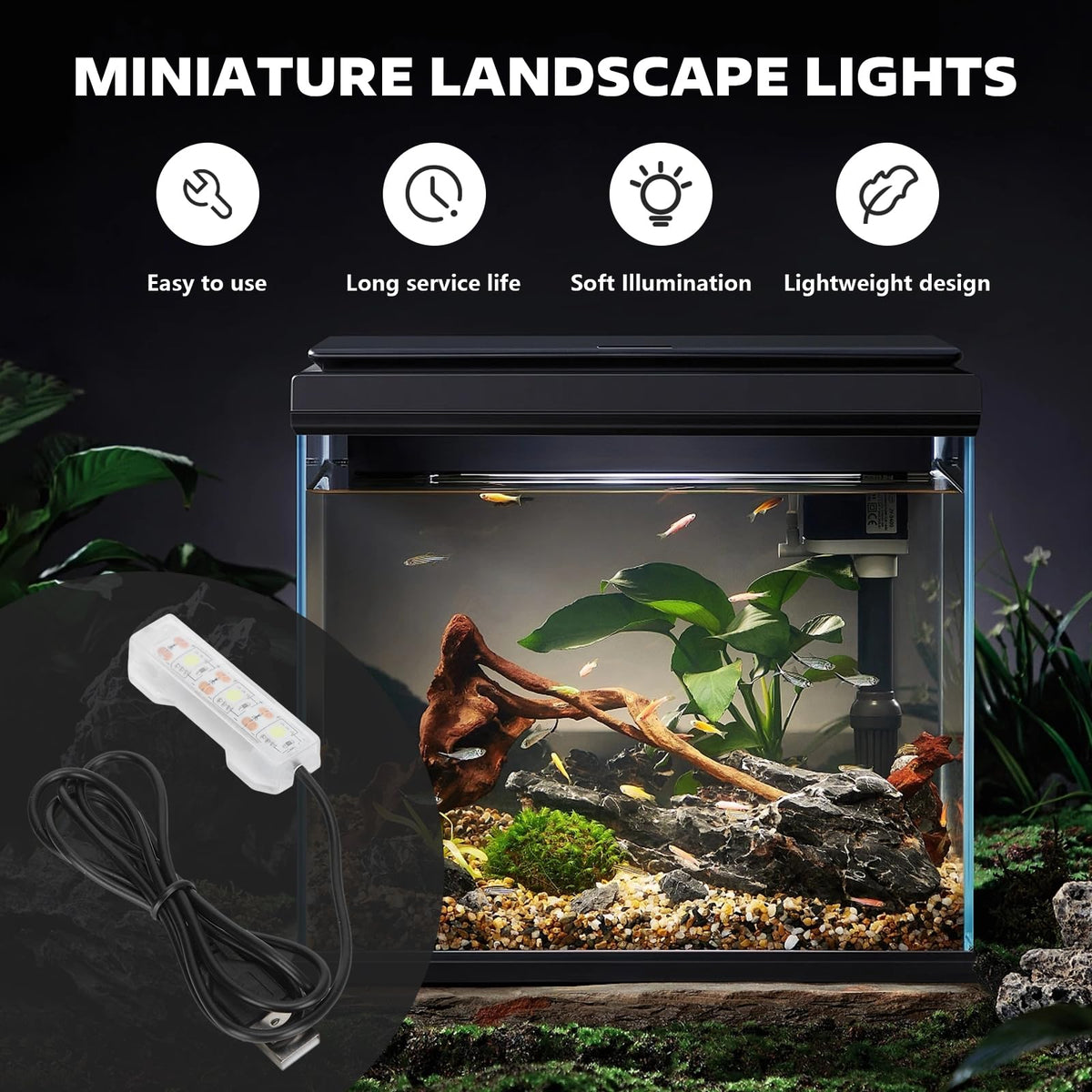 5V 0.6W USB Mini LED Aquarium Plant Light E9335