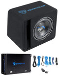 10" 4 ohm Subwoofer, Enclosure, Amp D588874