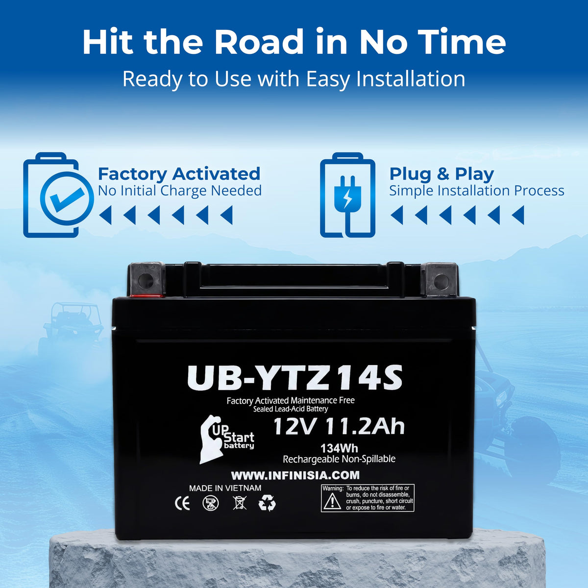 12V 11.2Ah Battery V50437