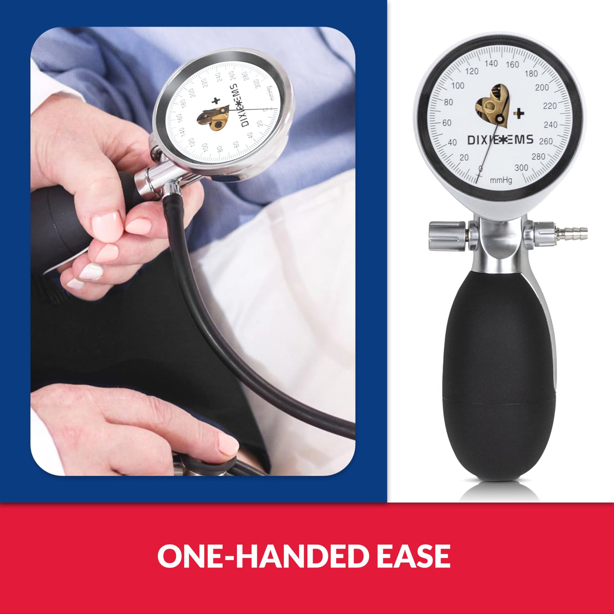 Black Aneroid Sphygmomanometer Blood Pressure Cuff G9666