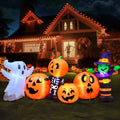 8 ft Inflatable Halloween Decoration with LEDs Y6937