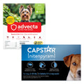 Flea and Tick Prevention for Small Dogs 4-10 lbs (4 Doses) + Flea Treatment for Dogs 2-25 lbs (6 Doses) Bundle H87745