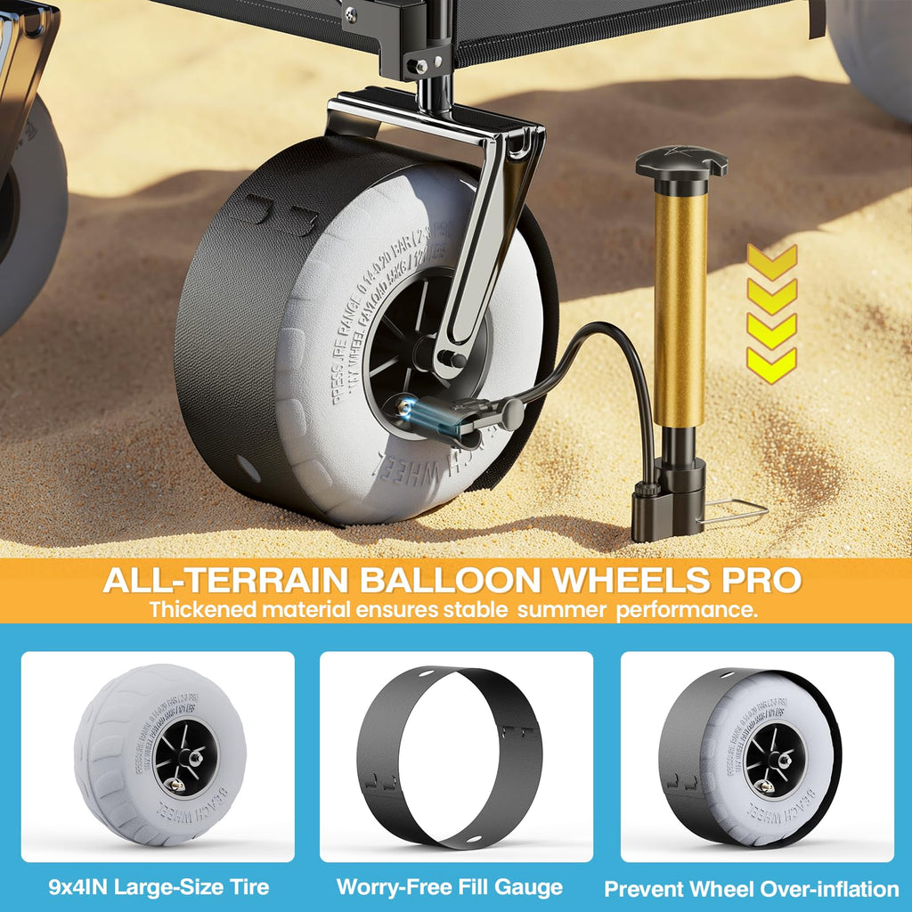 240L Beach Wagon with Balloon Wheels W6249