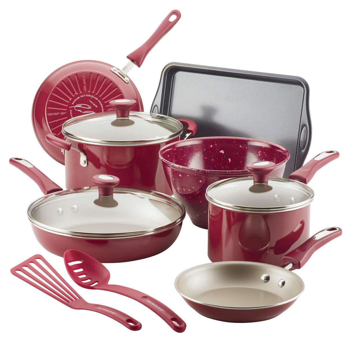 12 Piece Nonstick Cookware Pots and Pans Set C359
