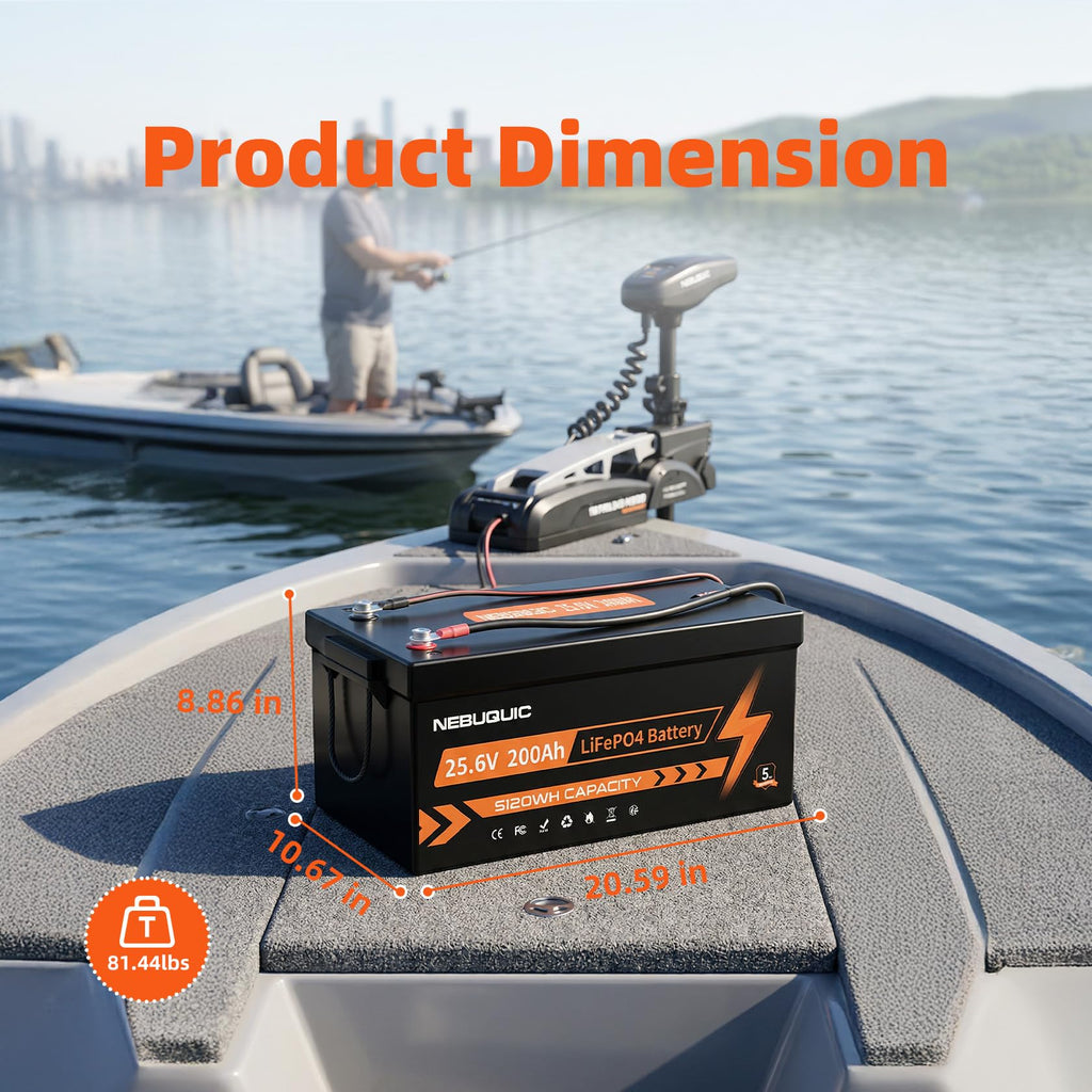 24V 200Ah LiFePO4 Lithium Battery T961