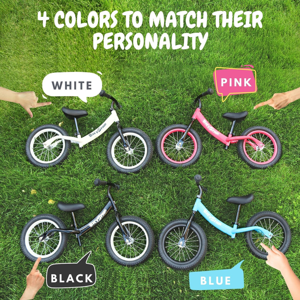 14 Inch Balance Bike with Rubber Air Tires G36662