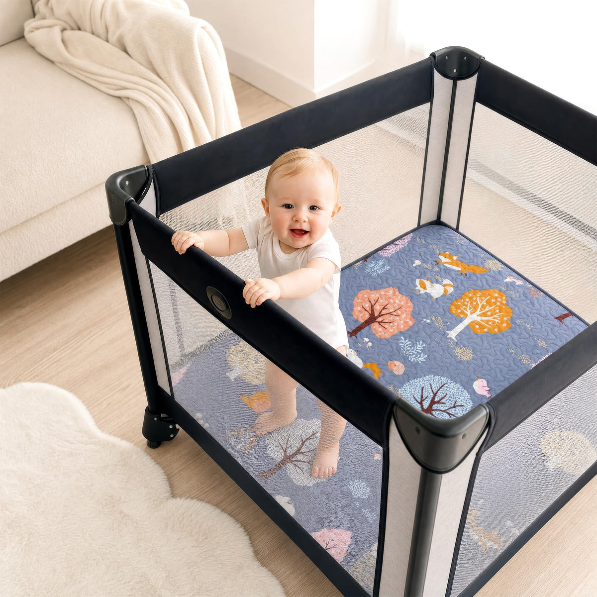 Soft Mini Crib Sheet Pack N Play Mattress Pad R757